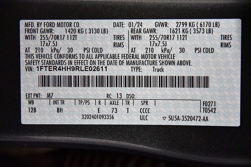 2024 Ford Ranger XLT FX4 Sport