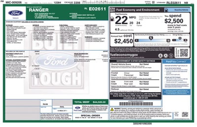 2024 Ford Ranger XLT FX4 Sport
