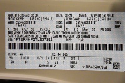 2026 Ford Ranger XLT