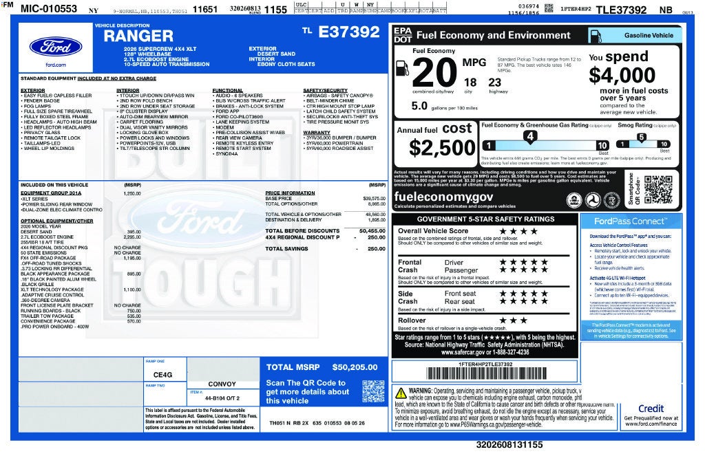 2026 Ford Ranger XLT