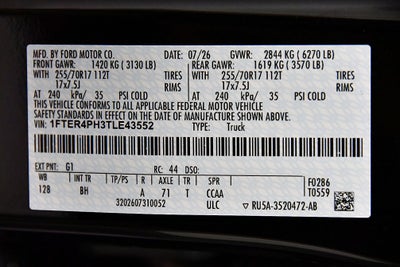 2026 Ford Ranger XL STX