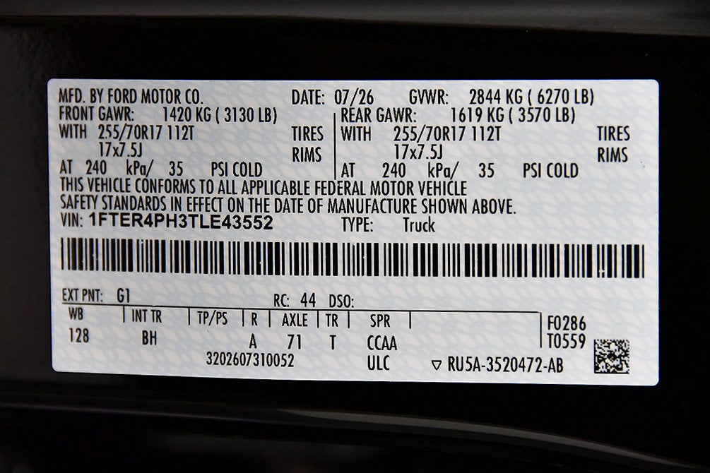 2026 Ford Ranger XL STX