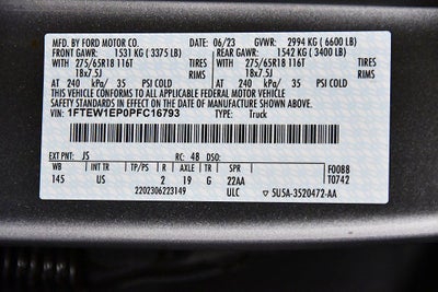 2023 Ford F-150 XLT 5-1/2' Box