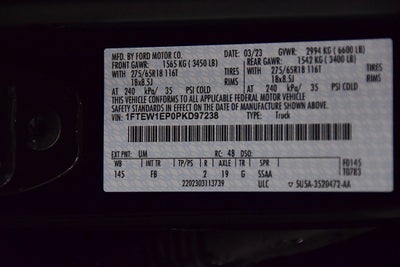 2023 Ford F-150 XLT Sport 5-1/2' Box