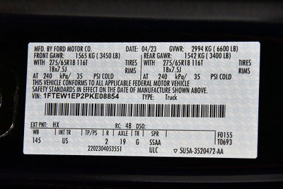 2023 Ford F-150 XLT 5-1/2' Box