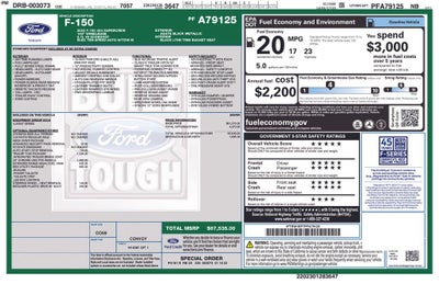 2023 Ford F-150 Lariat 5-1/2' Box