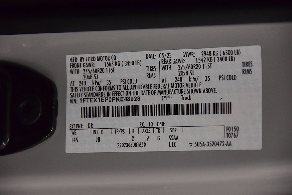 2023 Ford F-150 XL STX 6-1/2' Box