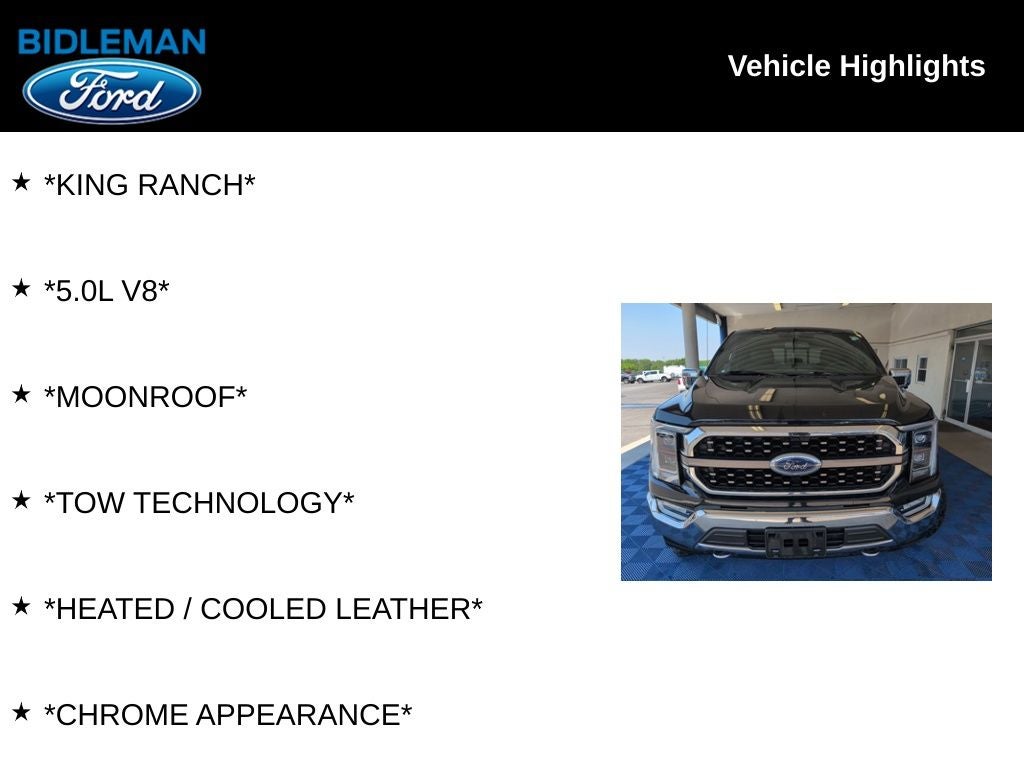 2021 Ford F-150 King Ranch 5-1/2' Box