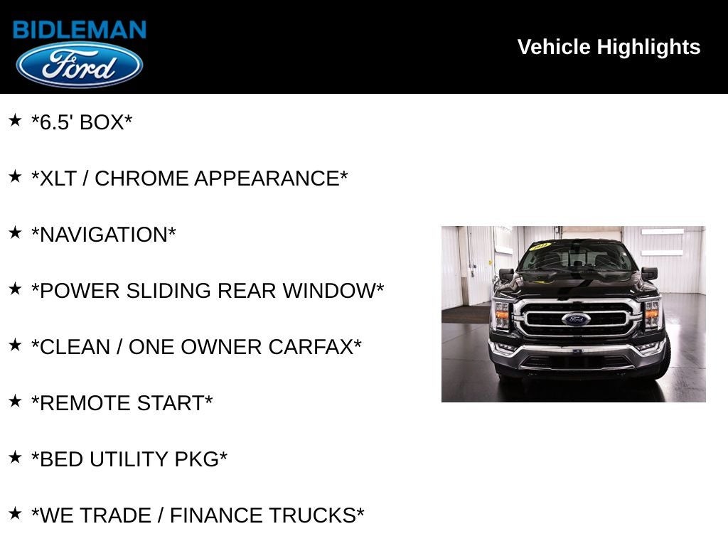 2022 Ford F-150 XLT 6-1/2' Box