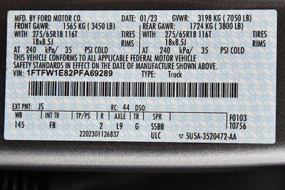 2023 Ford F-150 XLT Sport 5-1/2' Box