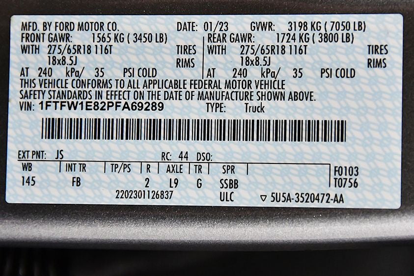 2023 Ford F-150 XLT Sport 5-1/2' Box