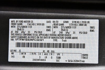 2022 Ford F-150 XLT Sport 5-1/2' Box