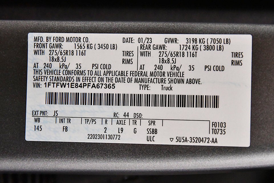 2023 Ford F-150 XLT Sport 5-1/2' Box