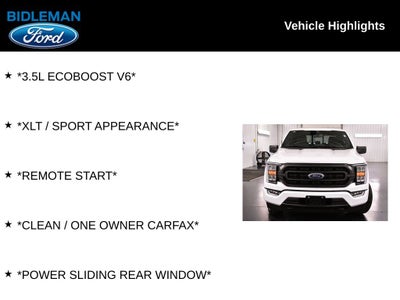 2023 Ford F-150 XLT Sport 5-1/2' Box