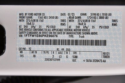 2023 Ford F-150 XLT Sport 5-1/2' Box