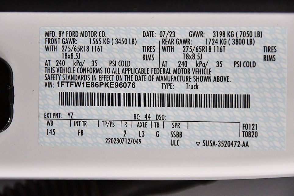 2023 Ford F-150 XLT Sport 5-1/2' Box