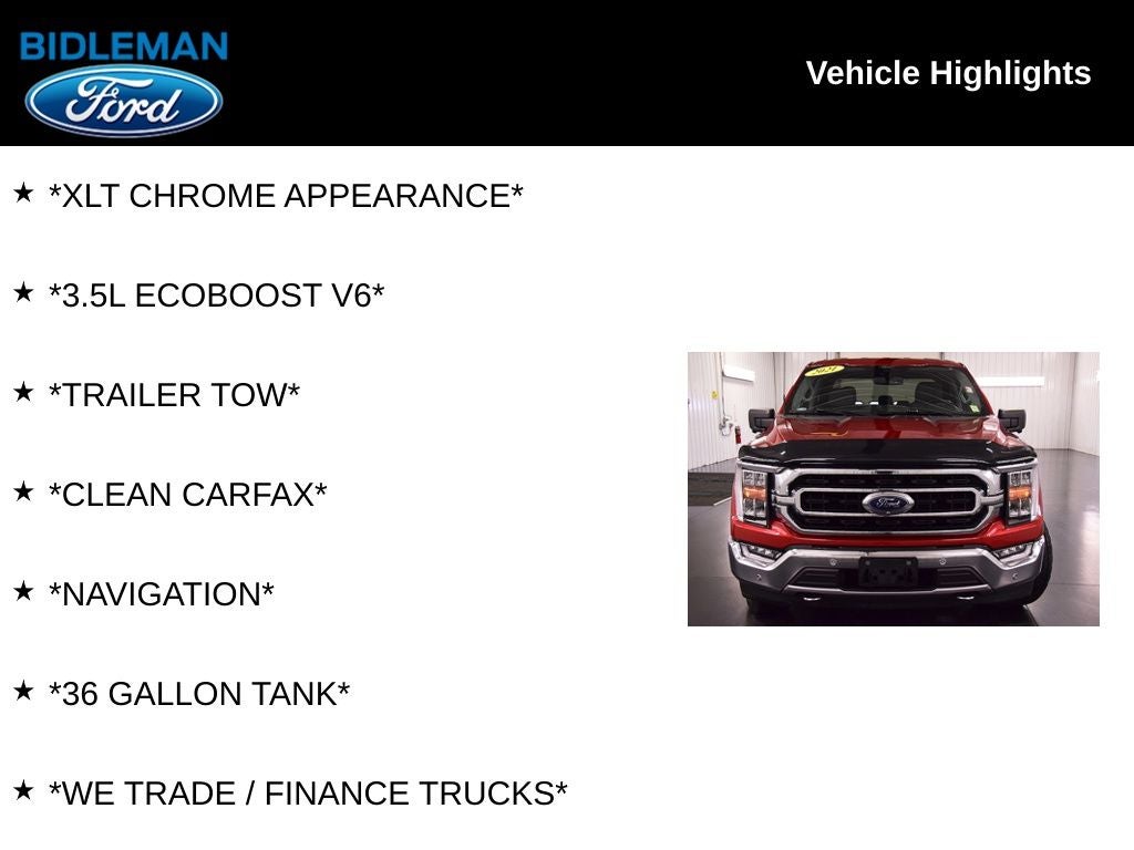 2021 Ford F-150 XLT 5-1/2' Box