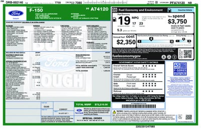 2023 Ford F-150 Lariat Sport 5-1/2' Box