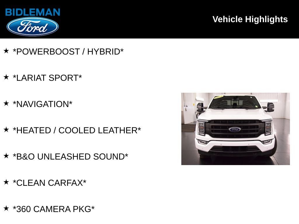 2023 Ford F-150 Lariat Sport 5-1/2' Box