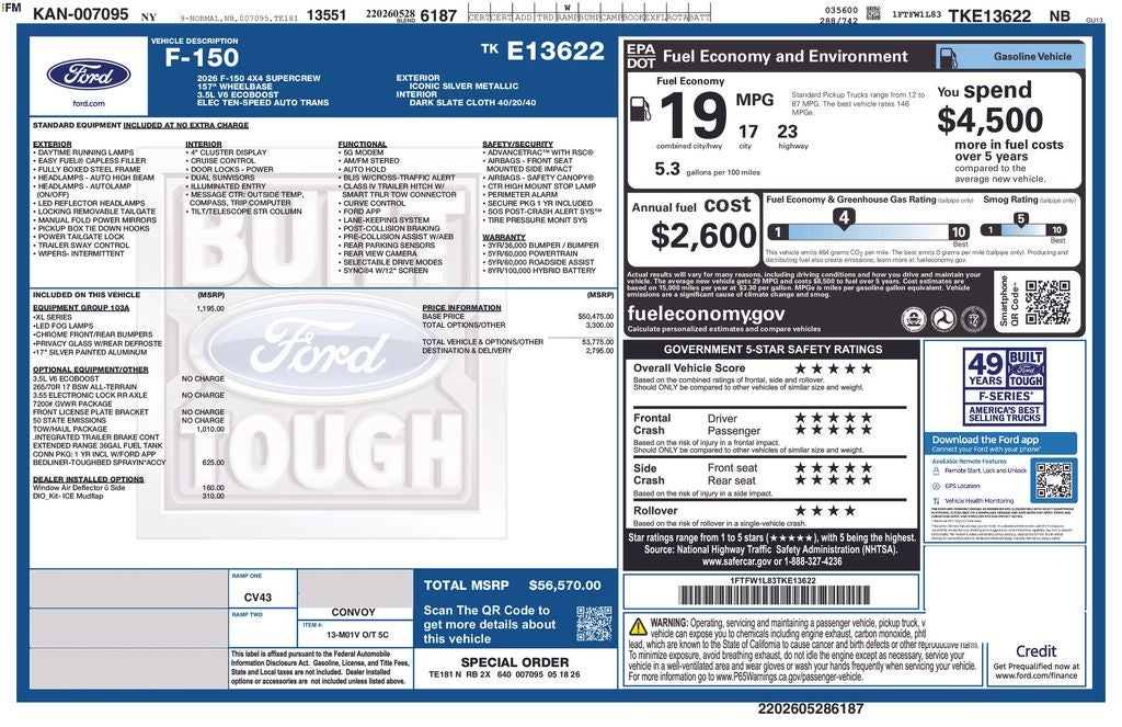 2026 Ford F-150 XL