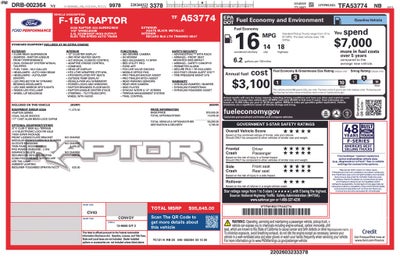 2026 Ford F-150 Raptor 37 5-1/2' Box