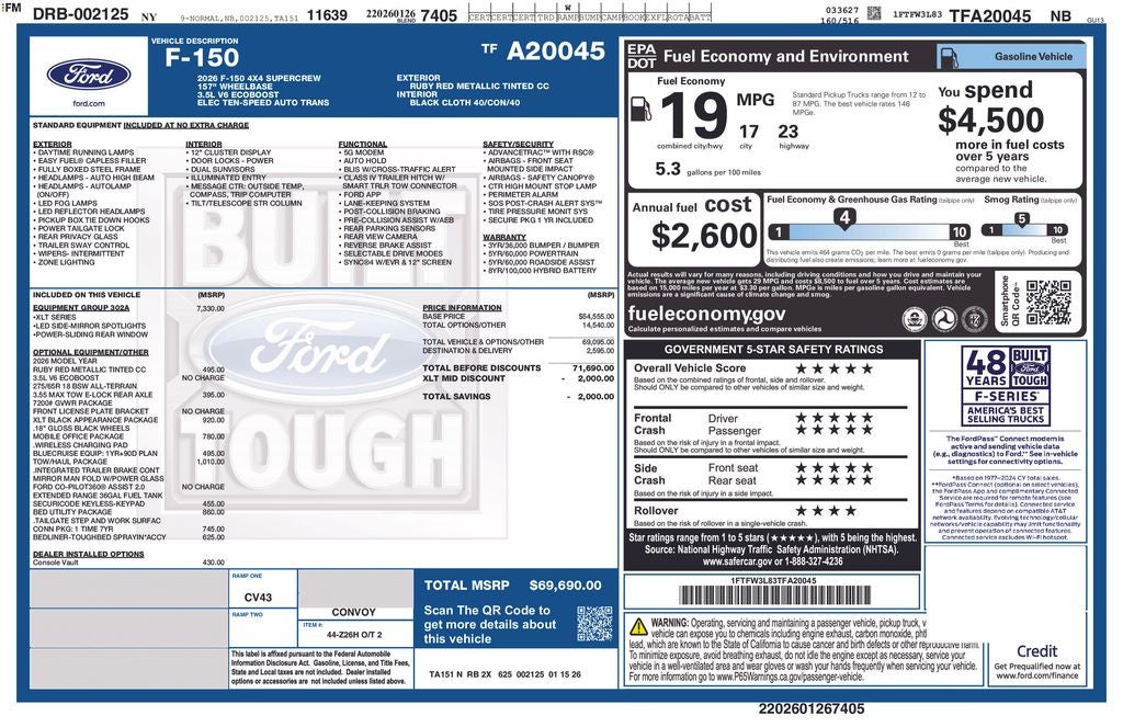 2026 Ford F-150 XLT 6-1/2' Box