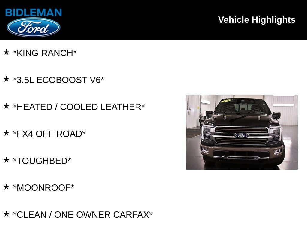 2025 Ford F-150 King Ranch 5-1/2' Box