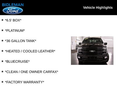 2025 Ford F-150 Platinum 6-1/2' Box