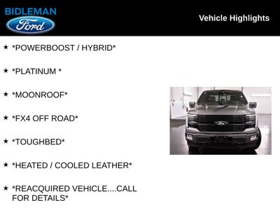 2025 Ford F-150 Platinum 5-1/2' Box