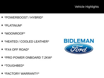 2025 Ford F-150 Platinum 6-1/2' Box