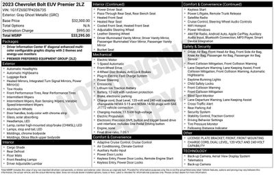 2023 Chevrolet Bolt EUV Premier
