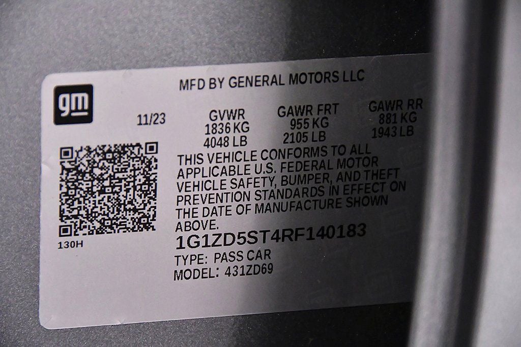 2024 Chevrolet Malibu LT 1LT