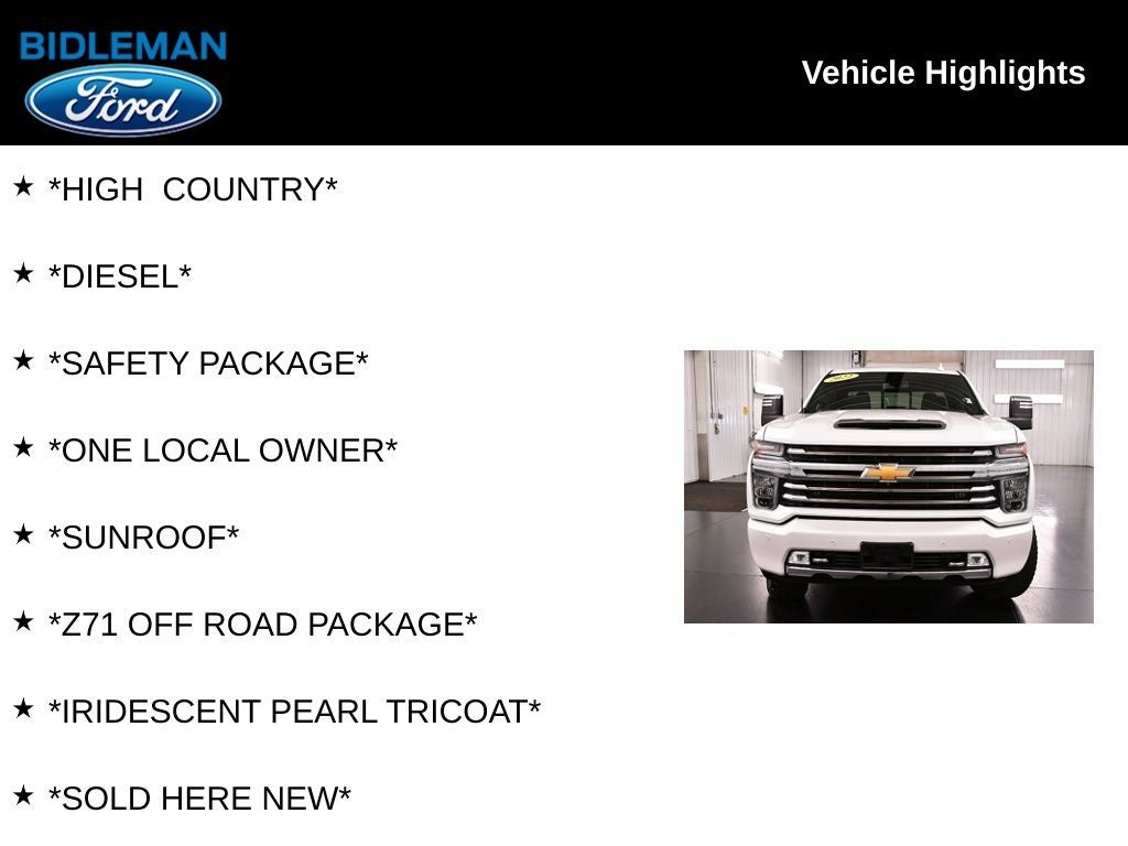 2022 Chevrolet Silverado 3500HD High Country Z71