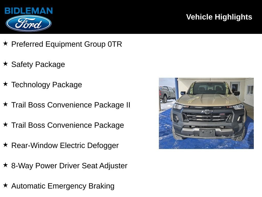 2023 Chevrolet Colorado Trail Boss