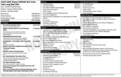 2024 GMC Sierra 3500HD SLE