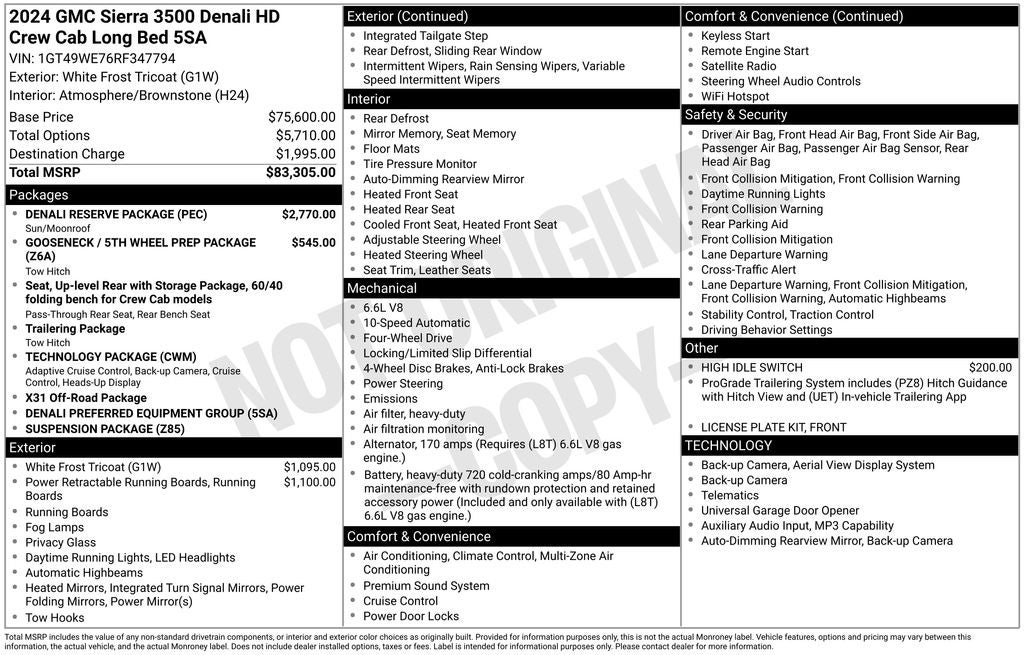 2024 GMC Sierra 3500HD Denali