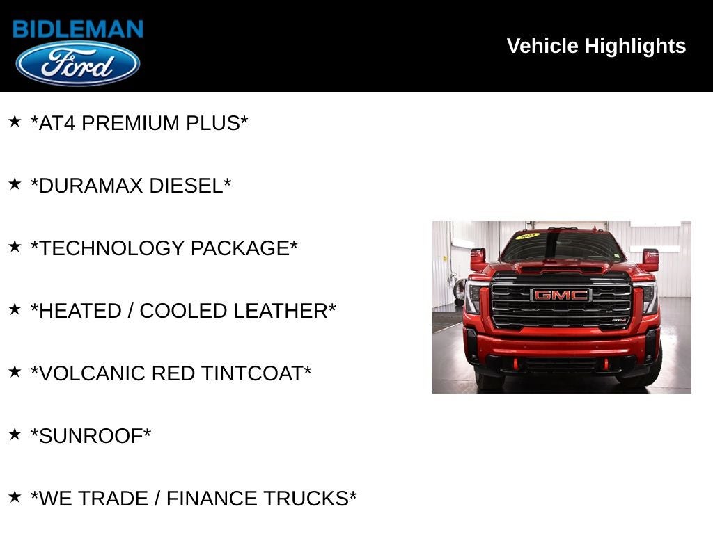 2025 GMC Sierra 2500HD AT4