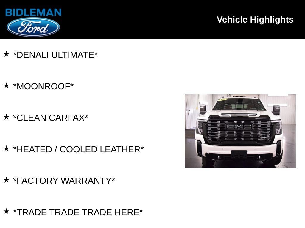 2025 GMC Sierra 2500HD Denali Ultimate