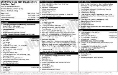 2024 GMC Sierra 1500 Elevation