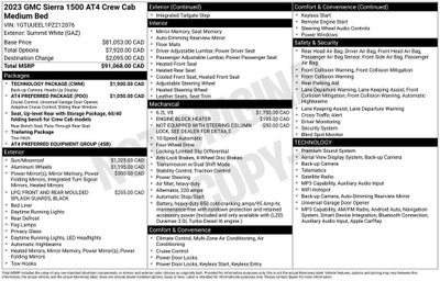 2023 GMC Sierra 1500 AT4