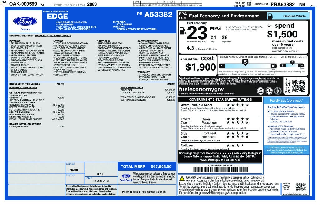 2023 Ford Edge ST Line