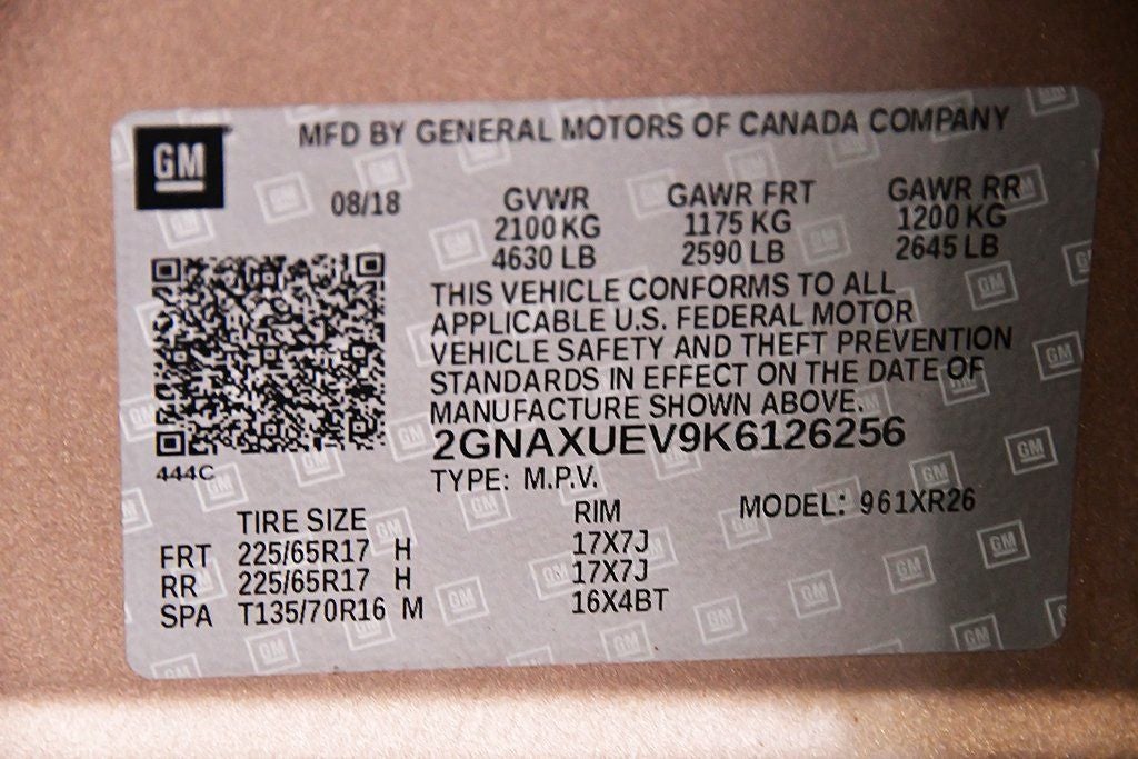 2019 Chevrolet Equinox LT