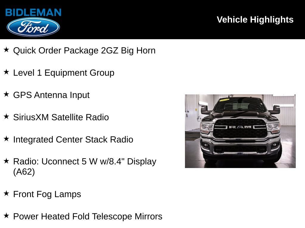 2024 RAM 2500 Big Horn