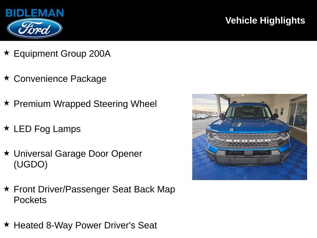 2025 Ford Bronco Sport Big Bend