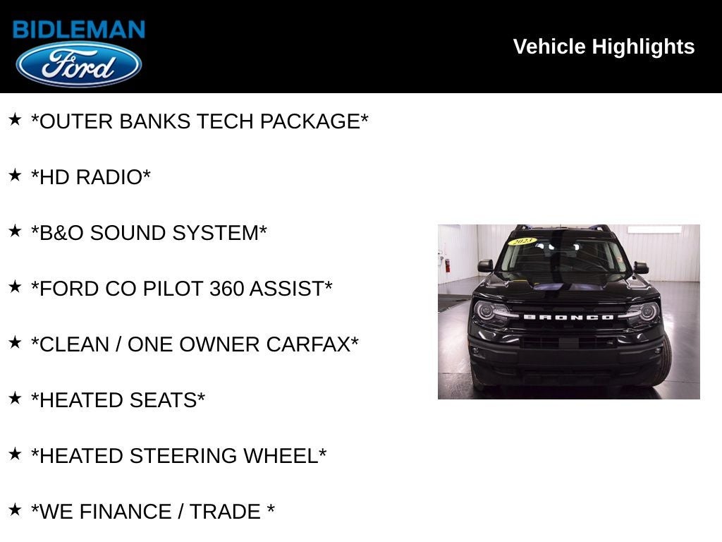 2023 Ford Bronco Sport Outer Banks