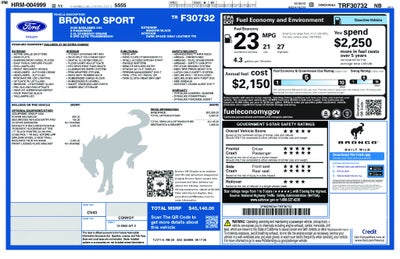 2026 Ford Bronco Sport Badlands Sasquatch