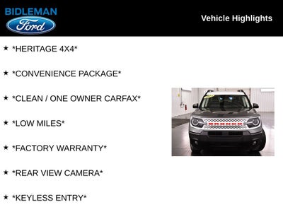 2025 Ford Bronco Sport Heritage