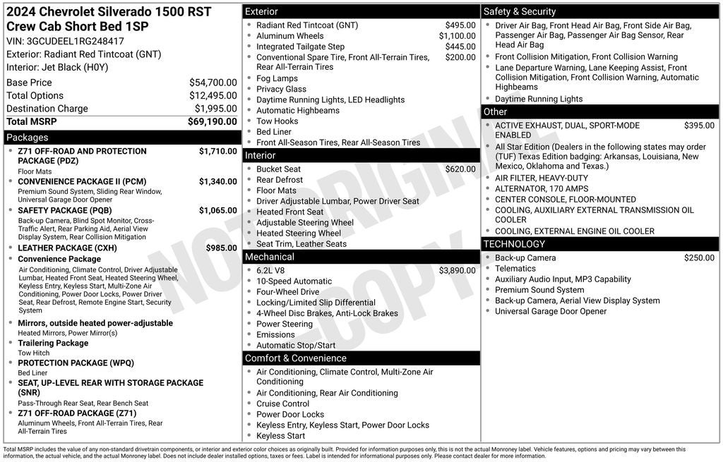 2024 Chevrolet Silverado 1500 RST