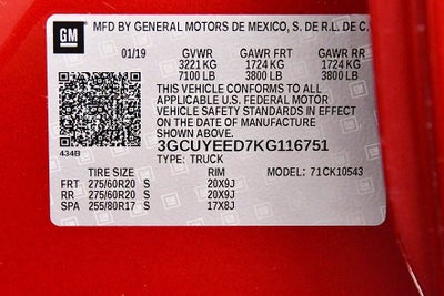 2019 Chevrolet Silverado 1500 RST Z71