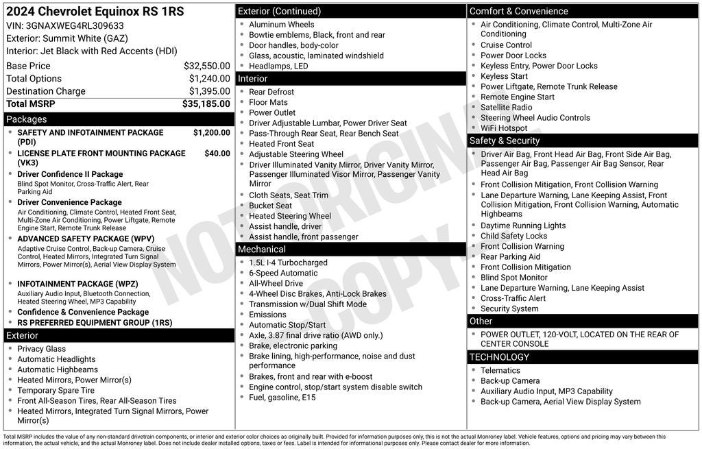 2024 Chevrolet Equinox RS